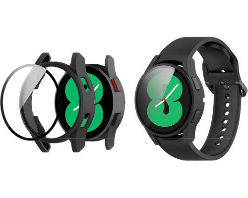 Захисний чохол із загартованим склом для смарт-годинника Samsung Galaxy Watch FE 40 мм 2 шт