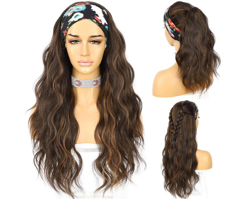 Синтетична перука з пов'язкою SAPPHIREWIGS (Довжина 66см)