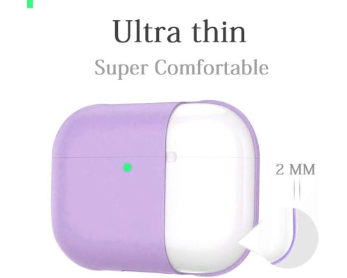 Силіконовий чохол для AirPods Pro (фіолетовий)