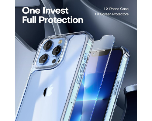 Ударостійкий прозорий чохол для iPhone 13 Pro