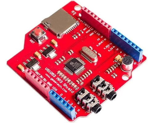 Стереоаудіомодуль для Arduino зі слотом для карти TF