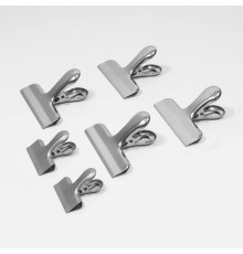 Набір металевих затискачів EXCELSTEEL (Комплект 8шт)