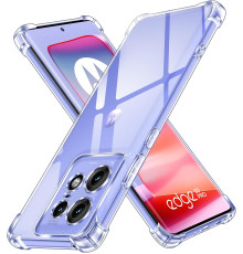 Прозорий силіконовий чохол ivoler для Motorola Moto Edge 50 Pro