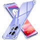 Прозорий силіконовий чохол ivoler для Motorola Moto Edge 50 Pro