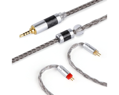 Кабель для навушників IEM 16 жил 2 Pin 0.78 мм - 3.5 мм