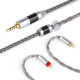 Кабель для навушників IEM 16 жил 2 Pin 0.78 мм - 3.5 мм