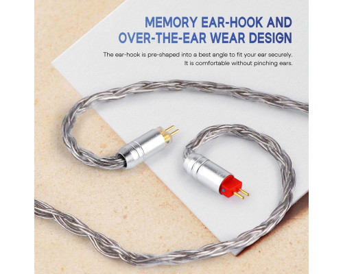 Кабель для навушників IEM 16 жил 2 Pin 0.78 мм - 3.5 мм