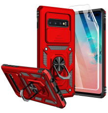 Ударостійкий чохол для Samsung Galaxy S10 Plus + захисна плівка