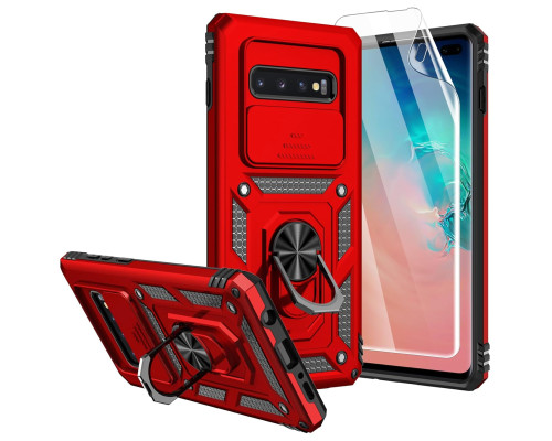 Ударостійкий чохол для Samsung Galaxy S10 Plus + захисна плівка