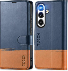 Чохол-книжка TUCCH для Galaxy S24 зі штучної шкіри
