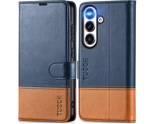 Чохол-книжка TUCCH для Galaxy S24 зі штучної шкіри