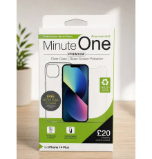 Комплект чохол та захисне скло Minute One для iPhone 14 Plus