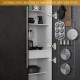 Меблеві петлі для дверей з доводчиком кут відкривання 90-105 градусів 16 штук