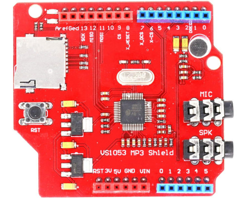 Стереоаудіомодуль для Arduino зі слотом для карти TF
