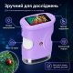 Дитячий цифровий мікроскоп з IPS-екраном 2,0″, фіолетовий