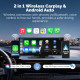Бездротовий адаптер CarPlay та Android Auto 2-в-1