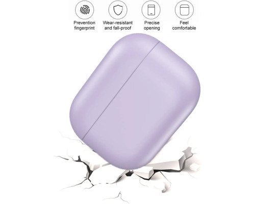 Силіконовий чохол для AirPods Pro (фіолетовий)
