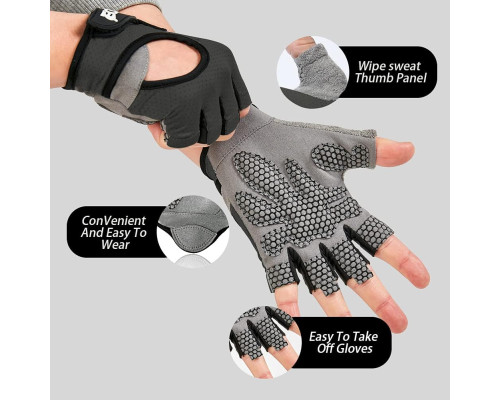 Рукавички для фітнесу та силових тренувань iECO Fitness Gloves (Розмір М)