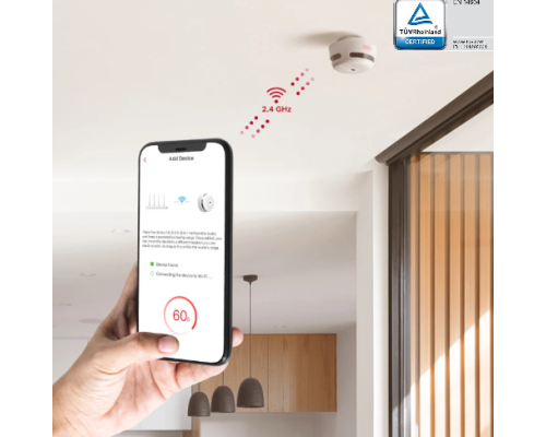 Датчик диму X-Sense XS01-WX Wi-Fi, зі звуковими та візуальними сповіщеннями