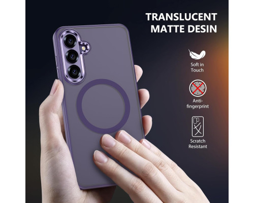 Захисний чохол Magnetic Design з MagSafe + захисне скло для Samsung Galaxy S24