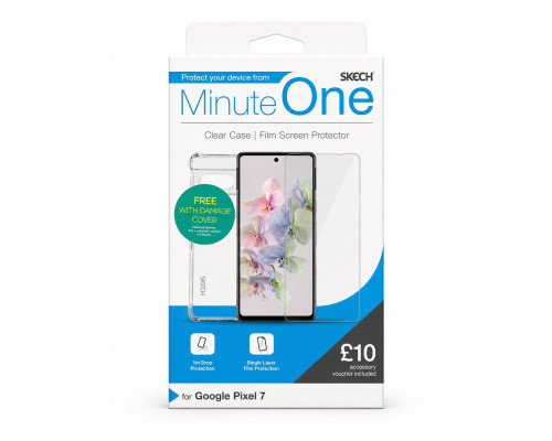 Комплект чохол та захисне скло Minute One для Google Pixel 7