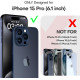 Прозорий чохол TAURI для iPhone 15 Pro із захисним склом