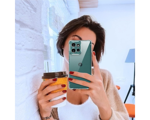 Прозорий силіконовий чохол ivoler для Motorola Moto Edge 50