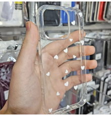Прозорий чохол з принтом для iPhone 15 Pro