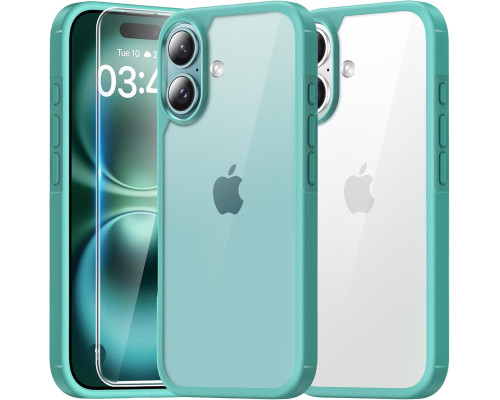 Чохол TAURI для iPhone 16 із захисним HD-склом у комплекті