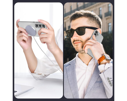 Захисний чохол для Samsung Galaxy S24 з MagSafe + захисне скло