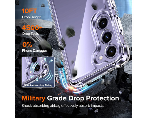 Прозорий чохол ivoler для Samsung Galaxy S24+ 5G / S24 Plus 5G