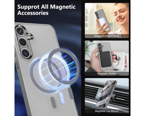 Захисний чохол для Samsung Galaxy S24 з MagSafe + захисне скло