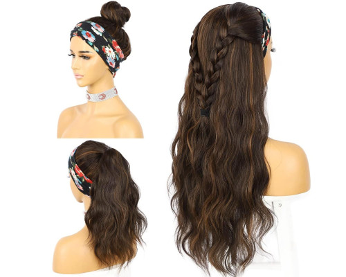 Синтетична перука з пов'язкою SAPPHIREWIGS (Довжина 66см)