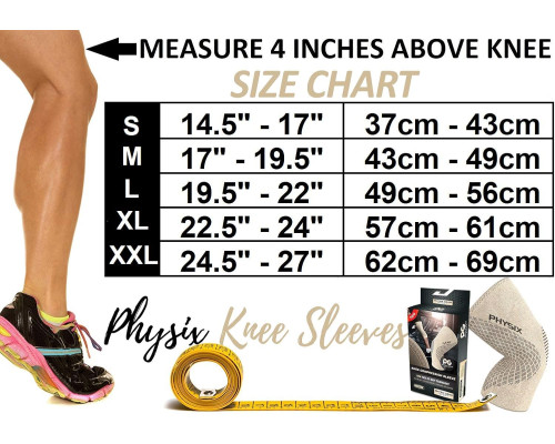 Компресійний наколінник Physix Gear Sport Large (L)