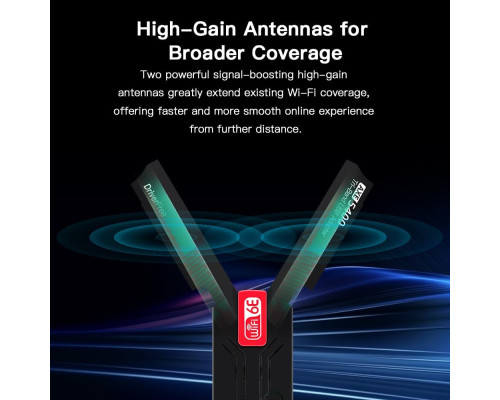 USB Wi-Fi адаптер AX5400 для комп’ютера