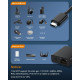 Мережевий адаптер Ethernet Micro USB RJ45 для ТВ стіків 2 штуки