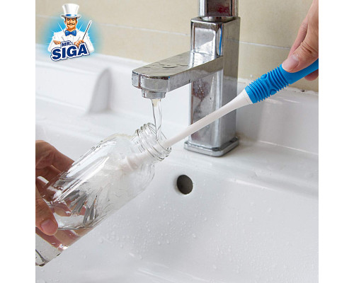 Щітка для миття пляшок та посуду з довгою ручкою MR. SIGA