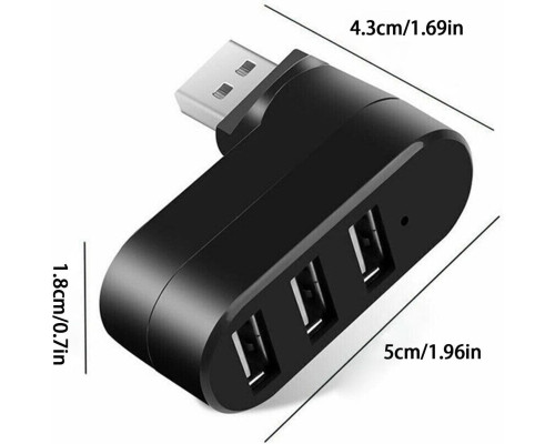 Багатопортовий USB-адаптер для ноутбуків та комп'ютерів Рologmase