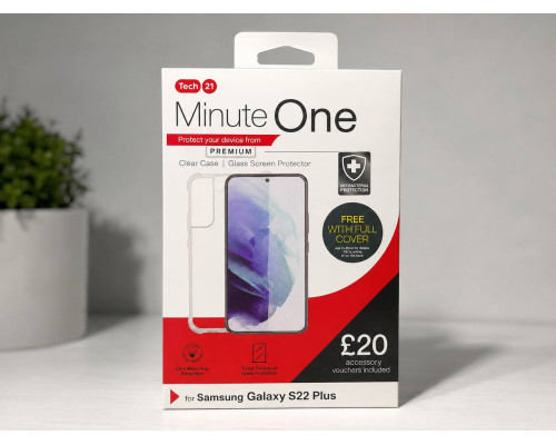 Комплект чохол та захисне скло Minute One для Samsung Galaxy S22 Plus