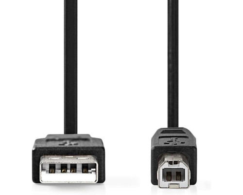 USB-Кабель NEDIS USB 2.0 (роз’єми A–B) для принтера/сканера/жорсткого диска