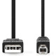 USB-Кабель NEDIS USB 2.0 (роз’єми A–B) для принтера/сканера/жорсткого диска