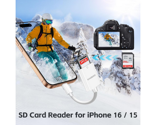 Картридер USB Type-C для SD карт пам'яті для iPhone, MacBook, iPad, Android та ноутбуків