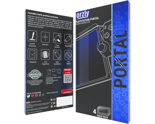 Захисне скло Orzly для PlayStation Portal (Комплект 4шт)