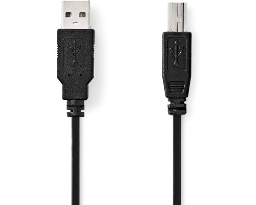 USB-Кабель NEDIS USB 2.0 (роз’єми A–B) для принтера/сканера/жорсткого диска