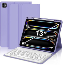 Чохол клавіатура для iPad Pro 13 2024 Фіолетовий