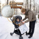 Дитячий плед-ковдра Totsy Baby 75 x 100 см Олень (Deer - Winter)