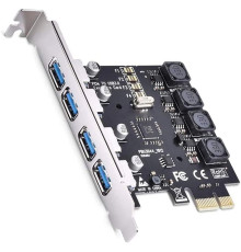 Контролер розширення PCI Express на 4 порти USB 3.0 для персональних комп’ютерів та серверів