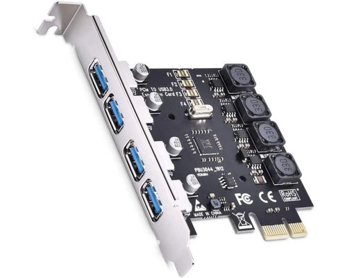 Контролер розширення PCI Express на 4 порти USB 3.0 для персональних комп’ютерів та серверів