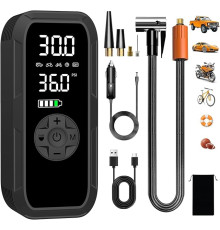Портативний повітряний компресор для накачування шин Vulisox 6000 mAh