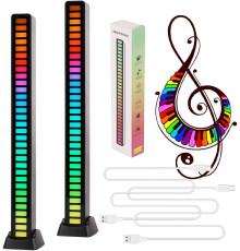 Музичний RGB Підсвічування 32Bit з USB (2 шт.)